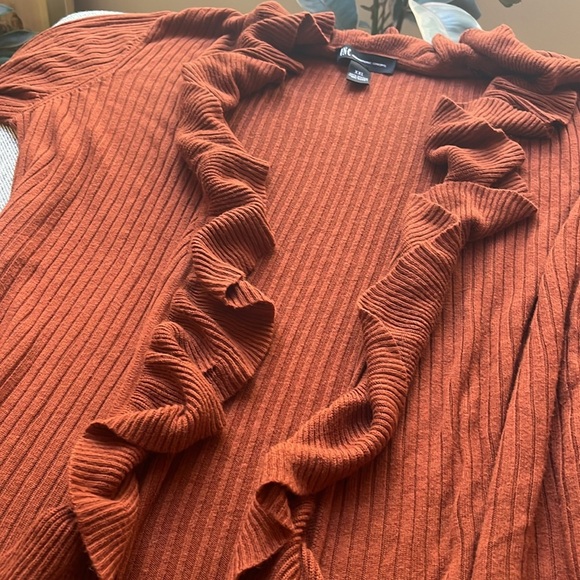 Y2K Vintage Ruffle Cardigan Sweater Circa 2008 , Size: XXL - Picture 4 of 17